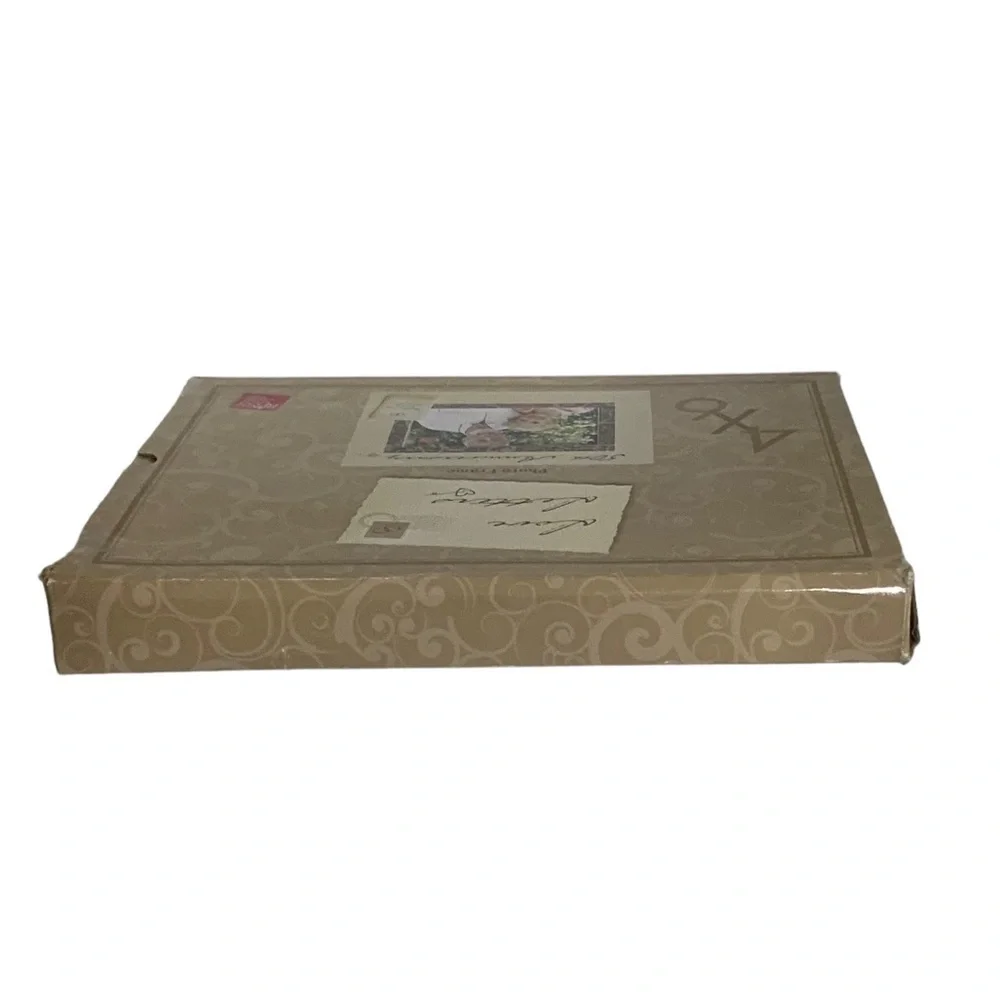 50 Wedding Anniversary Photo Keepsake Frame Earth Tones Holds 4 x 6 in Photo New
